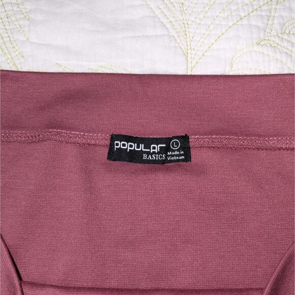 Women's Pencil Skirt Size Large Pull On Elastic Waist By Popular Basics - Picture 5 of 5